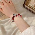 thumbnail image 2 of Dvkptbk Bracelet Chineses-Style Fus Card Hand-Woven Double Red Rope Bells Bracelet Gift Jewelry, 2 of 4