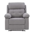 thumbnail image 1 of Fauteuil inclinable d'intérieur CorLiving Oren, manuel, en tissu doux et de haute qualité, 1 of 9