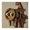 thumbnail image 4 of Automotive Paint Professional Air Spray Gun Pressure Feed Spray Gun Foam Polyurethane Spray Gun Double Nozzle, 4 of 5