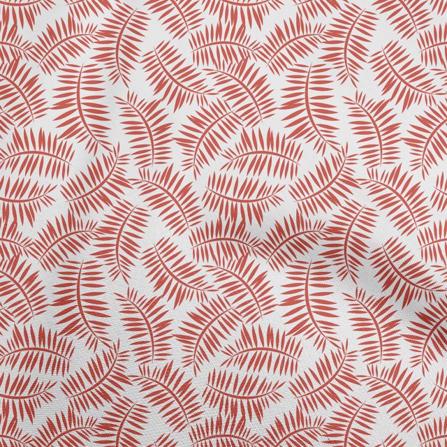 oneOone Georgette Viscose Red Fabric Tropical Sewing Material Print Fabric By The Yard 42 Inch Wide