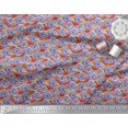 thumbnail image 3 of Soimoi Viscose Chiffon Fabric Peacock Feather Print Fabric by Yard 42 Inch Wide, 3 of 3