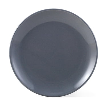 Mainstays Glazed Grey Round Stoneware Dinner Plate, 10.3”
