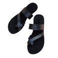thumbnail image 2 of Styesk Womens Sandals Summer New Plus-size Flat-flat Casual Beach Sandals, 2 of 6