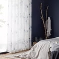 thumbnail image 1 of Bouclair Rideau Voile Bleu Nima 52x108 Po (132x274 cm), 1 of 4