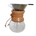 thumbnail image 3 of Tnarru Cafetière pour Infusion Manuelle Cafetière Goutte à Goutte avec Échelle Cafetière en Verre Cafetière Goutte à Goutte Réutilisable pour Café 600 ml, 3 of 8
