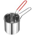 thumbnail image 1 of MesaSe Friteuse Profonde en Acier Inoxydable 304 avec Panier-Filtre et Poignée Rivetée, Mini Friteuse à Huile Profonde, Friteuse Multifonction pour Cuisson Extérieure, Cuisine, Salle à Manger, Camping, Pique-Nique, 1 of 10