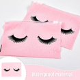 thumbnail image 4 of 50 Count Lash Bags Eyelash Makeup Bags with Zipper Adorable 20x15cm Rose Red, 4 of 9