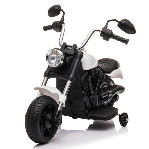 Jouet de Moto Chopper Style Harley à Chevaucher pour Enfants avec Pile Électrique 6V 4.5A Plaisir Intérieur Extérieur pour Enfants avec Roues Stabilisatrices