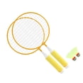 thumbnail image 2 of Children Badminton Racket Set,Children Badminton Racket Set Kids Badminton Set Badminton Racket Maximized Efficiency, 2 of 8