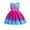 Hot Pink, variant on Little Mermaid Dress Toddler Baby Kids Girls Sleeveless Mermaid Bow Skirt Dress Princess Dress