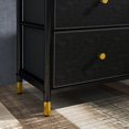 thumbnail image 4 of DECOMOMO Table de Chevet avec Tiroirs / 2 Niveaux / Table d'Appoint avec Paniers de Rangement, 4 of 5