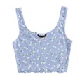 thumbnail image 2 of EGNMCR Camisoles pour Femmes Débardeur Mode pour Femmes Débardeur Imprimé Nombril Court Gilet Camisole, 2 of 6