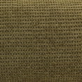 thumbnail image 2 of 25-inch Double-corded Patterned Tapestry Square Floor Pillow with Insert, Gingham Brown, 2 of 2
