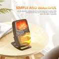 thumbnail image 4 of Flame Heater, Mini Portable Heater with 2-Speed Settings, Small Desk Heater for Home & Office, Overheat Protection & 12-Hour Timer, Multi-Use Heater for Winter, Desk, Kitchen, & Bedroom, 4 of 9