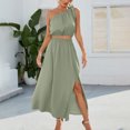 thumbnail image 4 of Birdeem Womens Fashion Bow Split Large Swing Suit Dress, 4 of 8