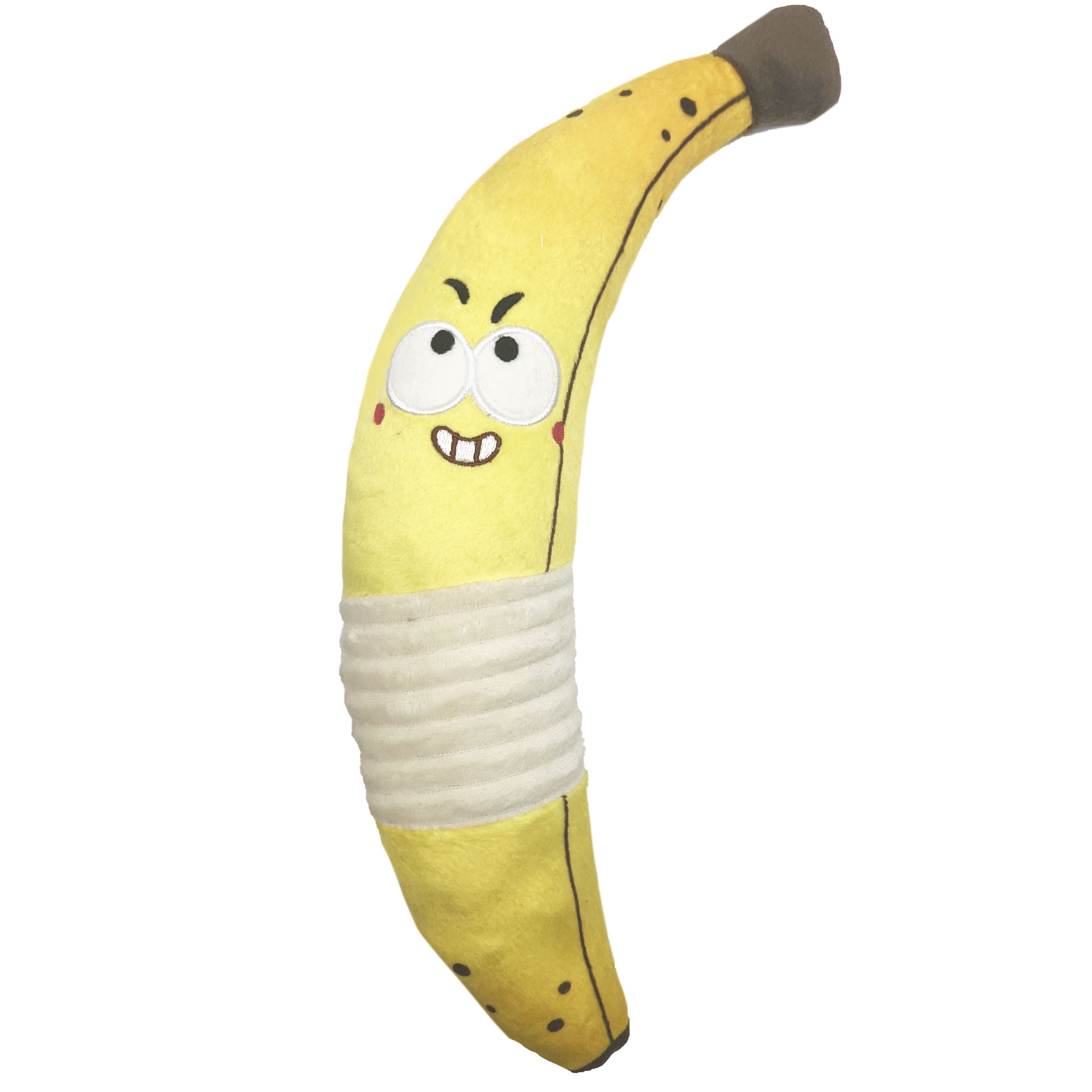 GiGwi Soft Squeaky 14.5" peluche banane chien jouet