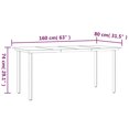 thumbnail image 5 of vidaXL 7 Piece Garden Dining Set Black Steel and Textilene, 5 of 5