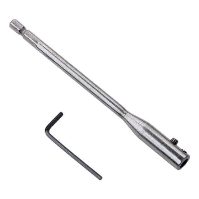 jinwen Steel Drill Bit Extension Set Socket Holder Hexagon Bit Extension Rod Conversion Rod Drill Extension for Wood Turners Construction Furniture 150MM