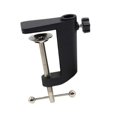 thumbnail image 3 of Bunblic Desktop Mounting Clamp Camera Mount Clamp Heavy Duty Sturdy Desktop Bracket Magnifying Glass Lamp Base for Studio Video Light Black Aluminum, 3 of 8
