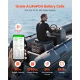 thumbnail image 2 of VEVOR 24V 50Ah LiFePO4 Lithium Battery Bluetooth Rechargeable Battery 30A BMS, 2 of 9