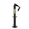 thumbnail image 1 of Lippert Components Trailer Tongue Jack 733926 2000 Pound Capacity; 14 Inch Travel; Bolt On; Powder Coated Finish; Black; Steel; With Removable Foot Pad And Locking Pin, 1 of 3