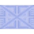 thumbnail image 1 of Ahgly Tapis Rectangulaire Lavable en Machine Intérieur Transitionnel Bleu Ciel, 2 Pieds x 5 Pieds, 1 of 7