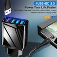 thumbnail image 2 of Hyper Charge Pro, Hyper Charge Pro Charger – 4-Port Quick Charge 3.0 Hub with Smart Power Detection, Hyper Charge Pro Charger for Android and iPhone, Fast Charging, 2 of 7