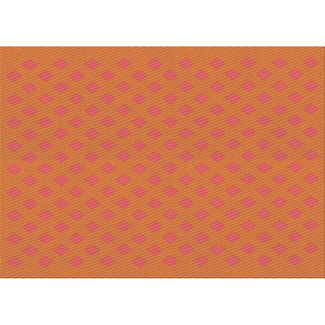 Ahgly Company Machine Washable Indoor Rectangle Transitional Neon Orange Area Rugs, 5' x 8'