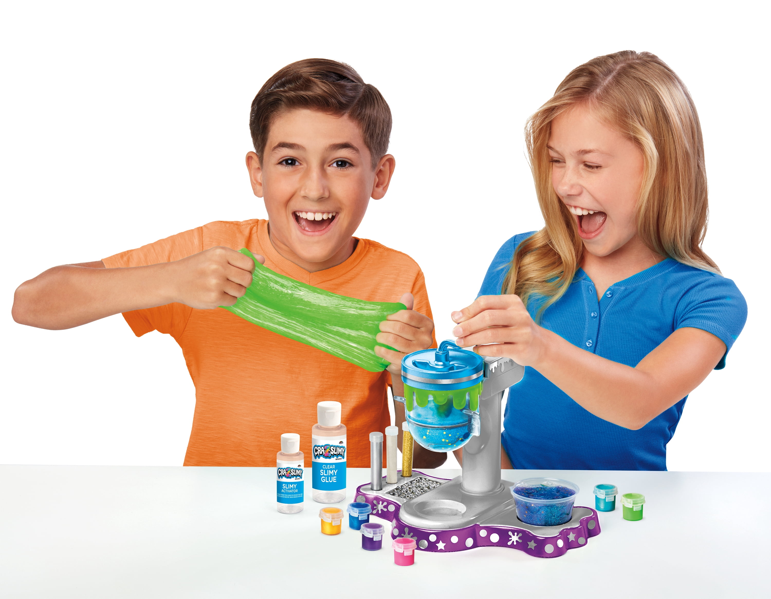 Cra-Z-Art Cra-Z-Slimy Multicolor Metallic Slime Studio, Slime
