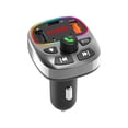 thumbnail image 2 of Yhmxh Car Accessories Motorcycle Accessories MP3 Player Can Be Inserted Into USB Card QC3.0 Fast Charging Voltage Monitoring Cool Lighting Universal Car Bluetooth For Car Models Wireless Charging, 2 of 8