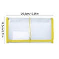thumbnail image 3 of EGNMCR Closet Organizers and Storage, B6 Bill Accordion Bag 13 Compartments Financial VAT Invoice Receipt Bag Transparent Waterproof File Classification Folder Pla stic document classification folder, 3 of 6