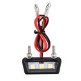 thumbnail image 2 of License Plate Light, License Plate Lamp Taillight, 12V Universal Motorcycle License Plate White LED Light Waterproof, 2 of 8