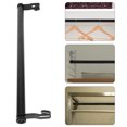 thumbnail image 4 of Carbon Steel Closet Rod: Expandable Hanging Bar Heavy Duty Drying Rack For Clothes Wardrobe Wire Shelving 40CM, 4 of 7