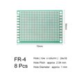 thumbnail image 2 of Unique Bargains 5x7cm Single Sided Universal Printed Circuit Board for DIY Soldering 8pcs, 2 of 3