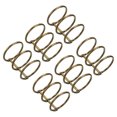 thumbnail image 1 of Unique Bargains 1.18' Dia. 3 Circle Detachable Metal Binder Rings Loose Leaf Rings, Bronze 6 Pack, 1 of 6