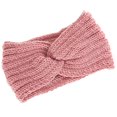 thumbnail image 1 of Bandeau Croisé Tricoté Automne Hiver pour Femmes, Bandeau de Sport Extensible et Chaud, 1 of 9