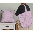 thumbnail image 5 of Soimoi Cotton Duck Fabric Carrot & Rabbit Dots Print Fabric by the Yard 56 Inch Wide, 5 of 5
