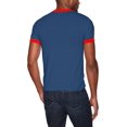 thumbnail image 2 of Ringer T-Shirt S Navy/Red, 2 of 3