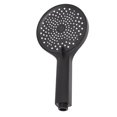 thumbnail image 3 of Handheld Shower Head Water Saving High Pressure Large Sprinkler Shower Sprayer for Bathroom Black, 3 of 12