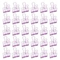 thumbnail image 2 of Clips de Liant de Fil, Pinces de Papier de Serrage 30Pcs Style Simple pour l'Or de Bureau, Or Rose, Violet, 2 of 8