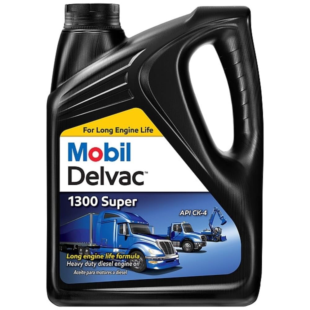 Mobil (120429-6PK) Delvac 1300 Super 15W-40 Motor Oil - 1 Quart (Pack of 6)