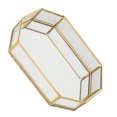thumbnail image 2 of Haofy Exquisite Decorative Glass Tray Jewelry Dessert Holder Plate W/ Flannel Bottom, 2 of 8