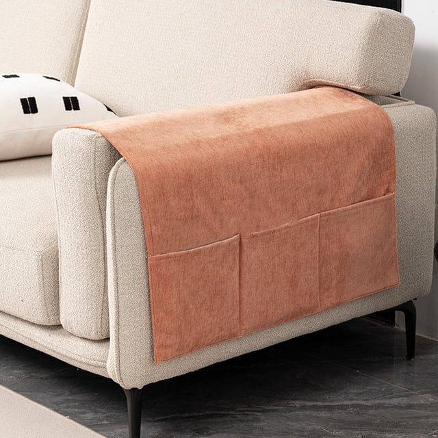 kurtrusly Soft Touch Sofa Sofa Remote Control Holder Easy To Install Remote Control Holder For Sofa orange 60*110CM