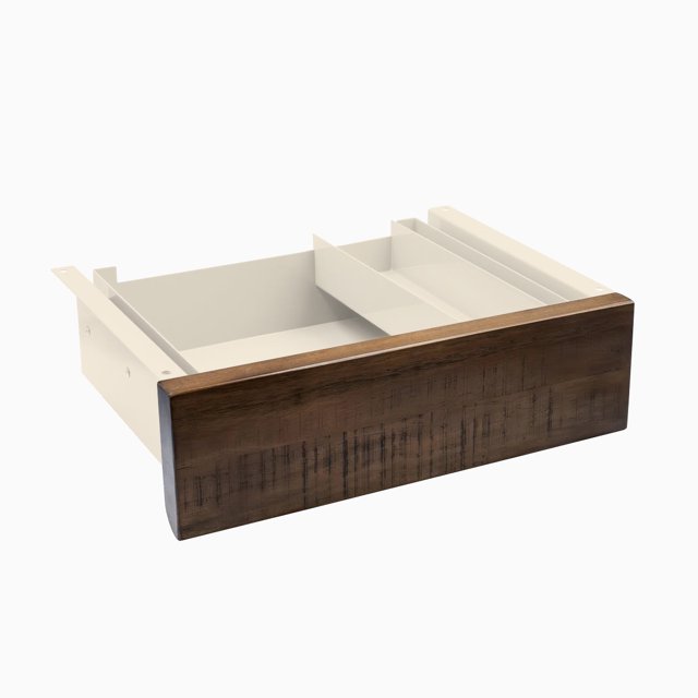 Desky Minimal Under Desk Drawer - American Rustic Pine Softwood / Wheat