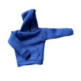 thumbnail image 4 of Mode 1:12 Chandail à Capuchon Miniature Vêtements pour Figurines Masculines de 6 Pouces Poupée Modèle Déguisement Accessoire Bleu, 4 of 8