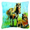 thumbnail image 1 of Carolines Treasures MW1126PW1818 Coussin Décoratif en Toile Motif Cheval, 1 of 1