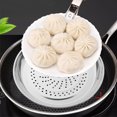 thumbnail image 4 of Stainless Steel Steaming Dish with Holes Thick Steamer Rack Food Plate Cookware (for 34cm Wok), 4 of 9