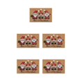 thumbnail image 3 of Baohd Wide Application Merry Christmas Gnome Doormat Soft And Comfortable Water Santa Claus 5Set, 3 of 6