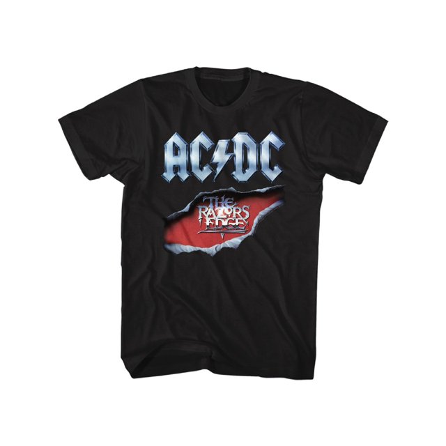 AC/DC Hard Rock Band Music Group The Razor's Edge Album Adult T-Shirt Tee XLT