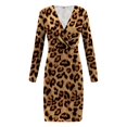 thumbnail image 5 of Ketyyh-chn99 Robes Formelles pour Femmes Robe de Cocktail Longue Robe de Soirée Dos Nu Col en V Élégante Robe de Cocktail pour Fête Jaune, TG, 5 of 5